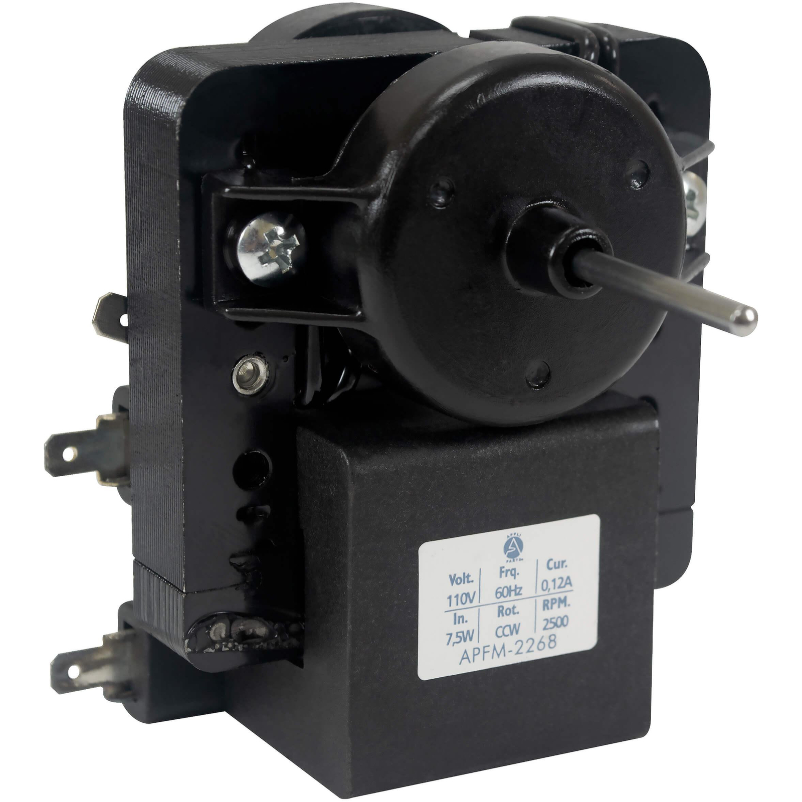 Appli Parts evaporator Fan Motor for refrigerators and freezers 110V 60Hz 0.12A