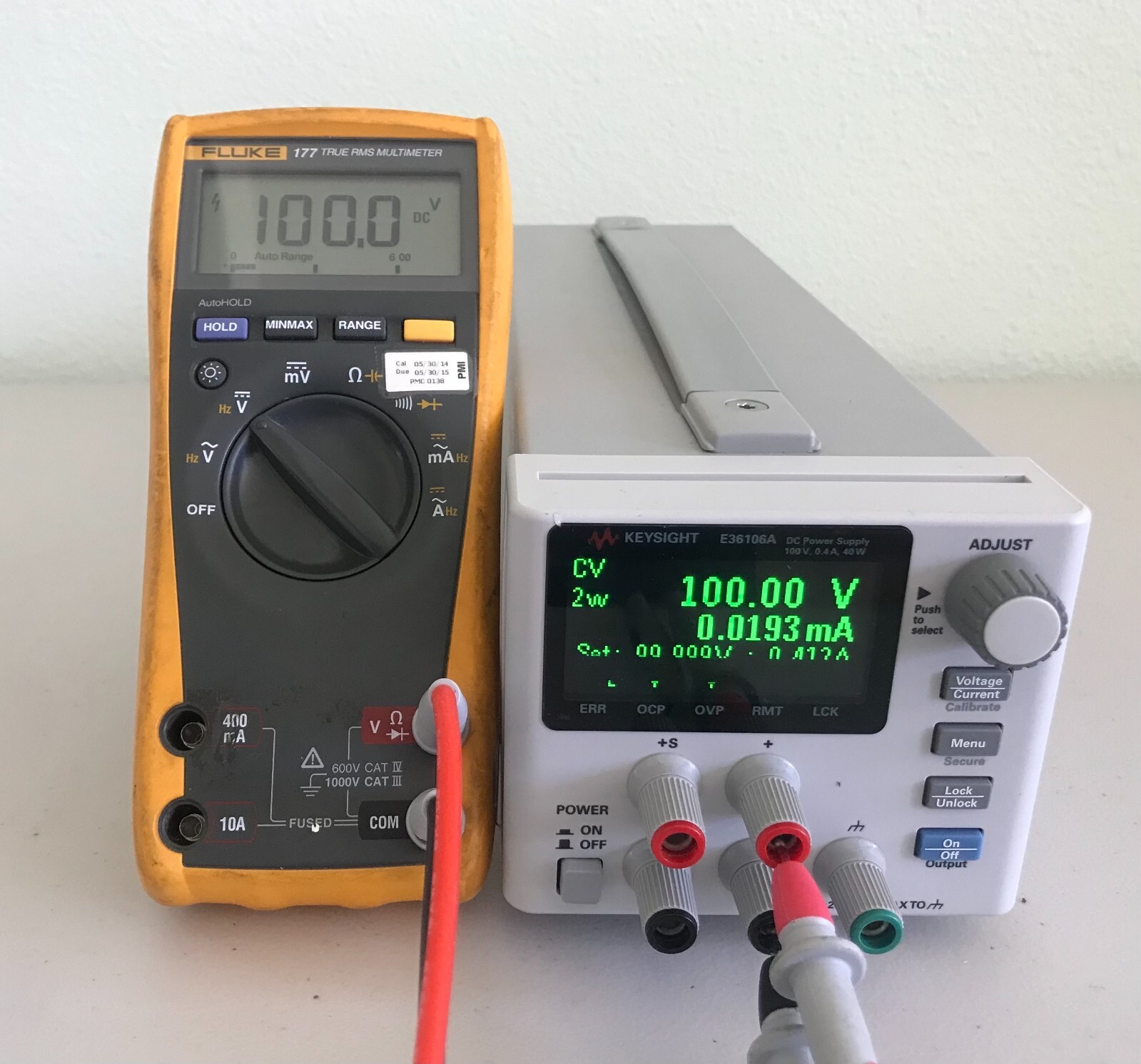 Keysight E36106A 40W DC Power Supply 100V / 0.4A
