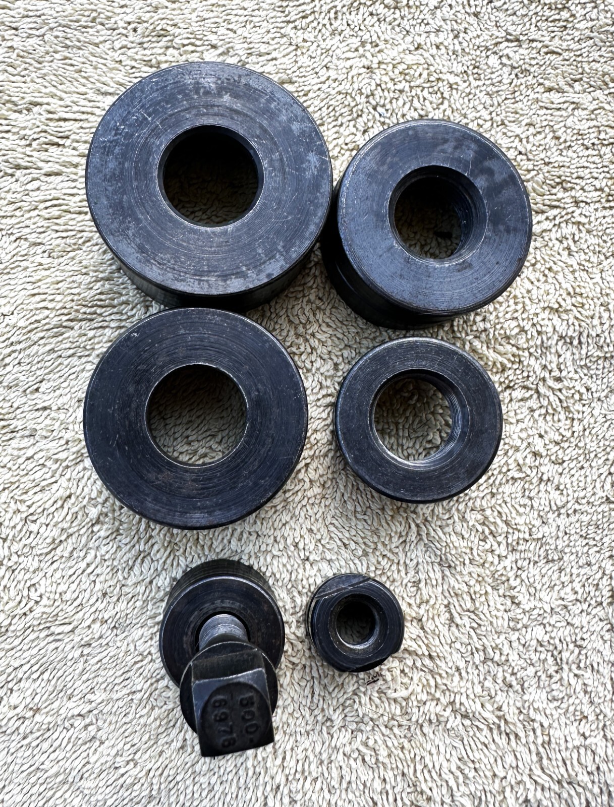 VINTAGE GREENLEE TOOL KNOCKOUT PUNCH SLUGBUSTER SET 735 AS DESCRIBED & PICTURED