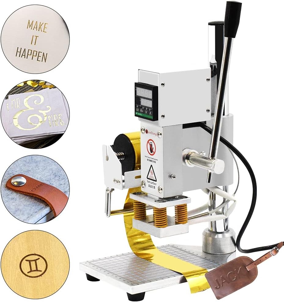 Hot Foil Stamping Machine 5x7cm 110V Digital Embossing Tool