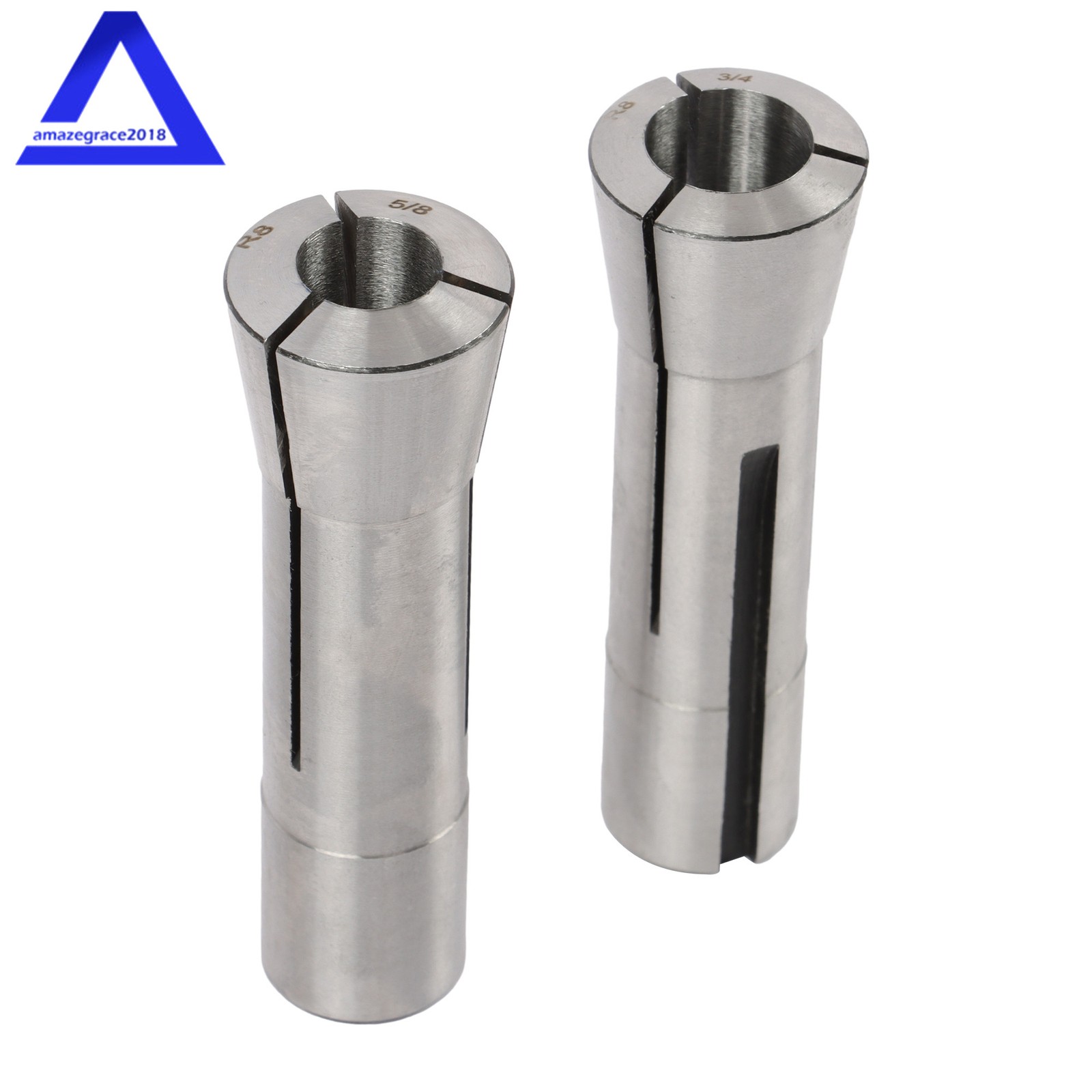 8 PCS R8 Collet Set Fractional 1/8″ To 1″ High Precision New