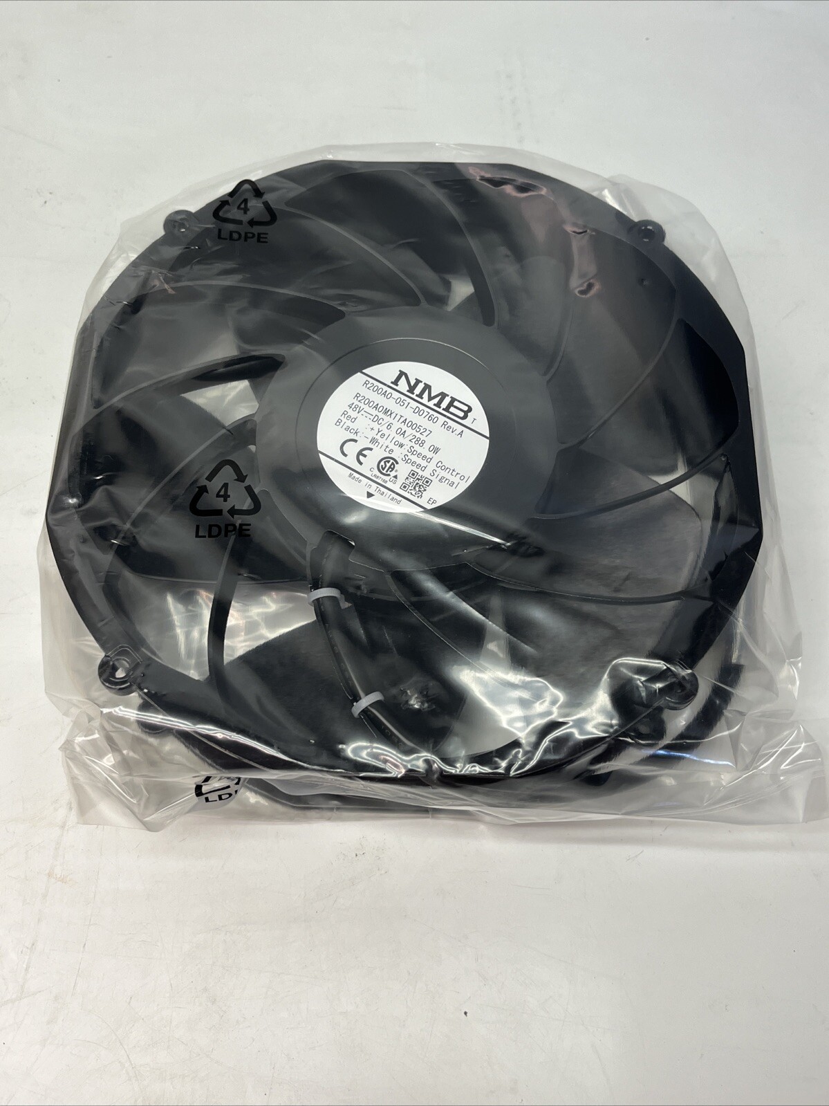 NMB R200A0-051-D0760 Rev A 48V 6.0A 288.0W PWM Speed Control Fan | USA Seller