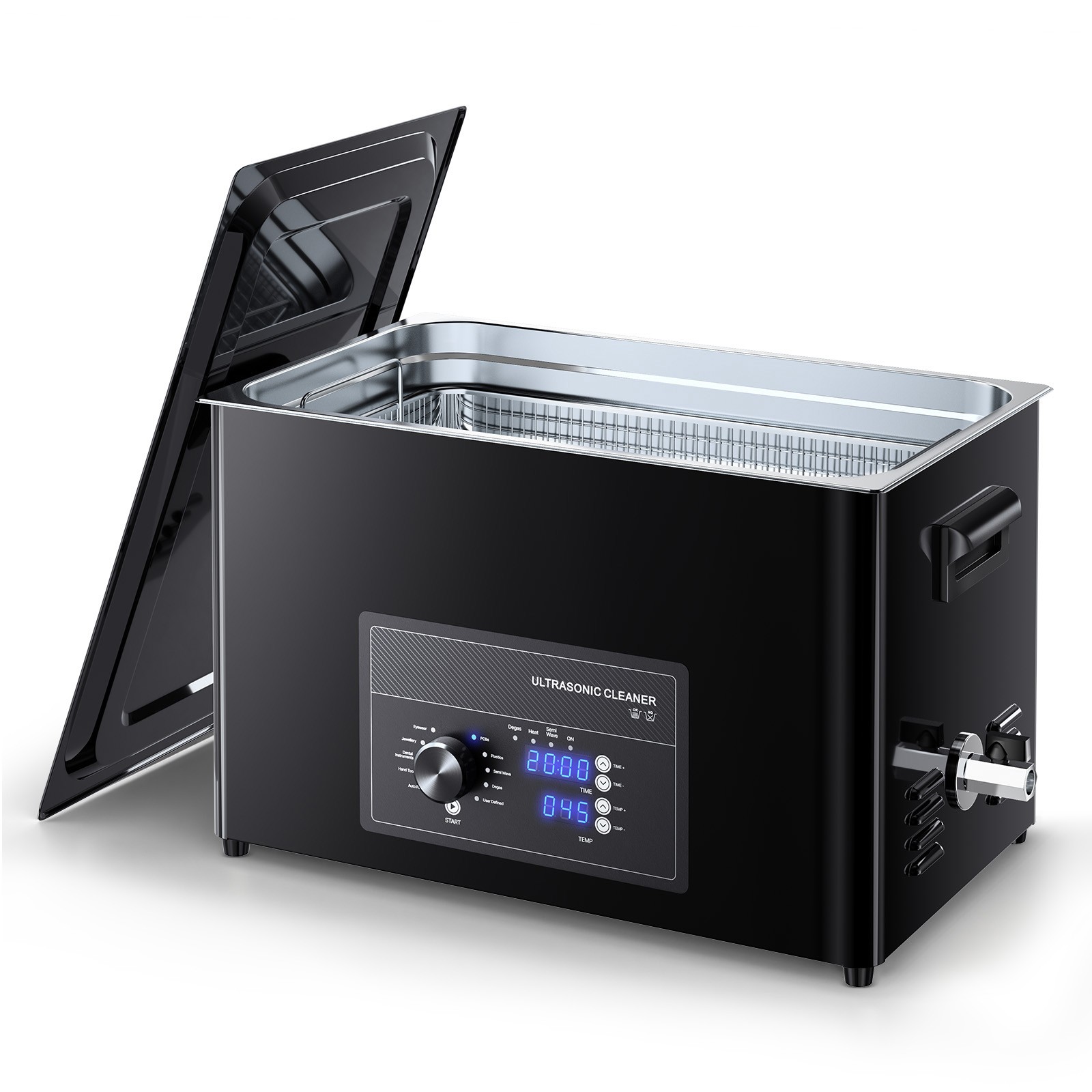 Uimoso 30L Ultrasonic Cleaning Machine with Adjustable Knob Control