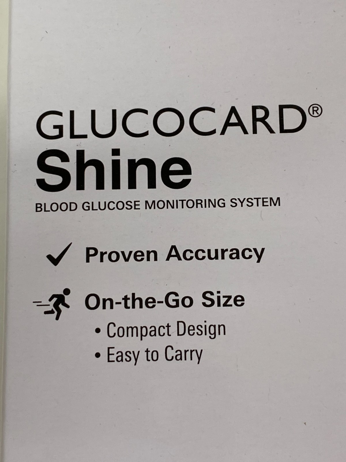 ARKRAY USA Glucocard Shine E6G197P Exp.2026-09 (*CC32*)