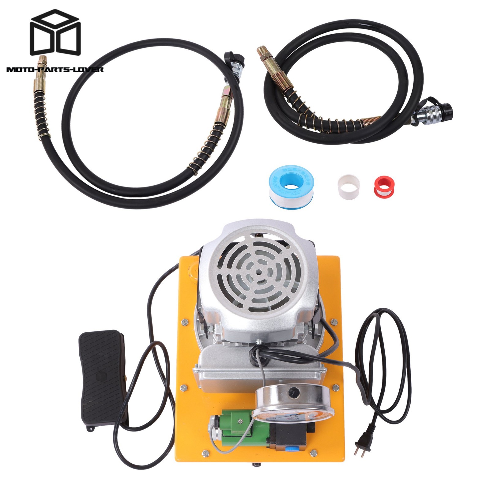 110V Electric Hydraulic Pump 10000PSI Single Acting 8L Flow 0.7L/min
