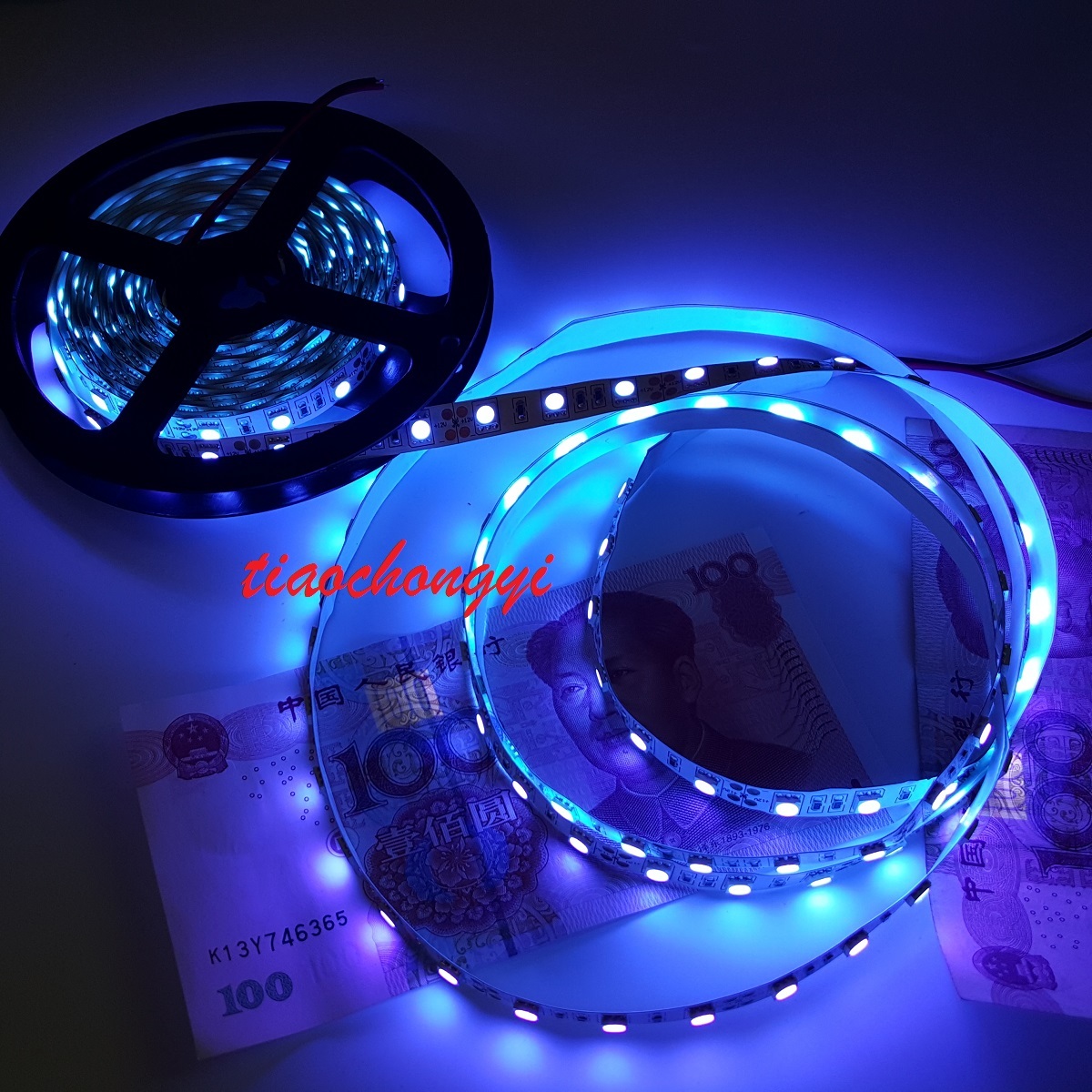 5M 5050 SMD 300 Leds Ultraviolet UV 395-405nm Non-Waterproof Flexible LED Strip