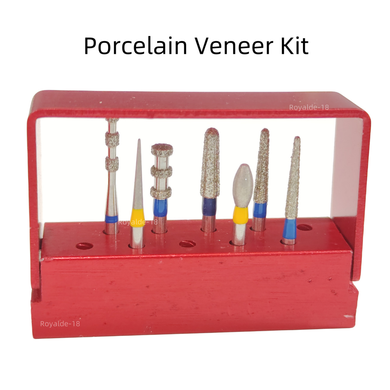 Dental Reserve Preparation Kit/Porcelain Veneer Preparation Bur Drill Diamond