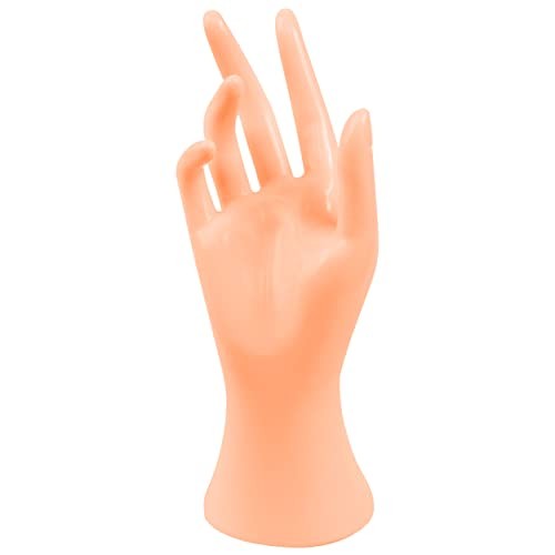 SereneLife 9″ Dummy Female Mannequin Hand – Jewelry Display Holder (Skin)