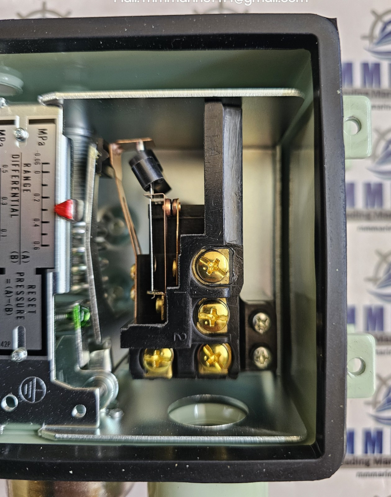 SAGINOMIYA SPS-H206W, PRESSURE SWITCH, -0.06~0.6MPa, 0.05~0.5MPa, MP: 1.5MPa