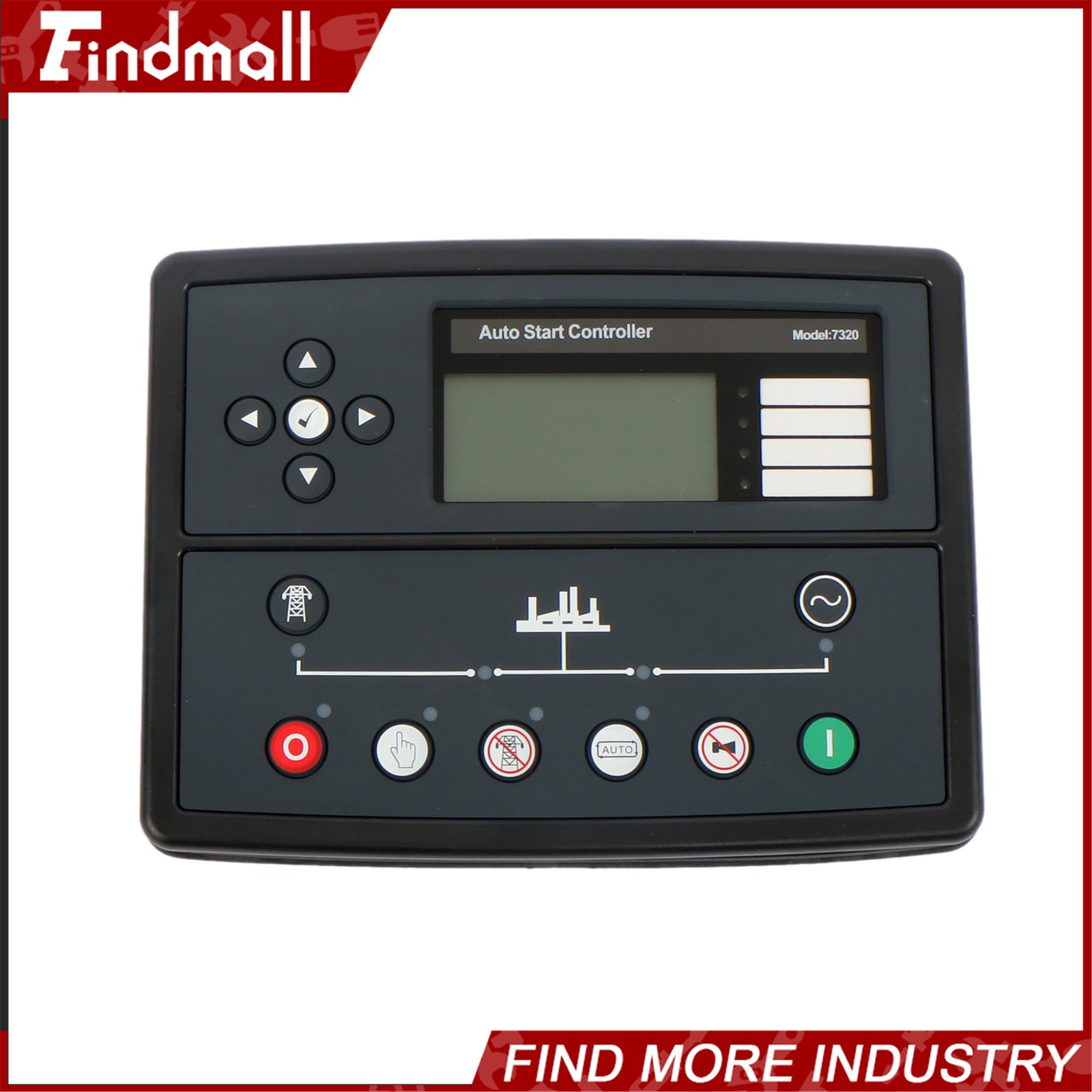 Findmall DSE7320 Generator Controller Auto Start Module With ATS AMF Protection