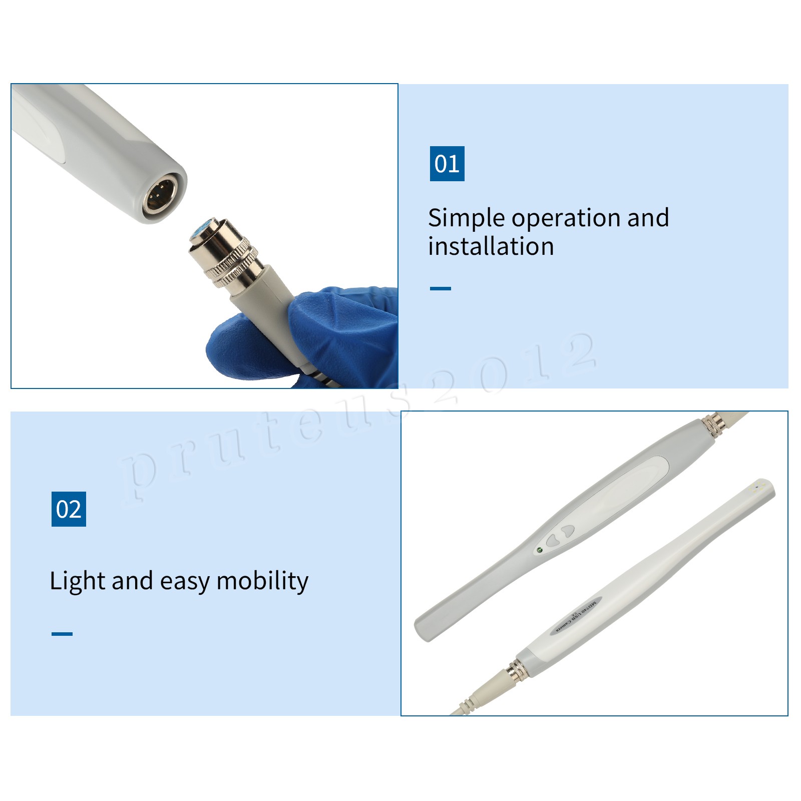 Dental Intraoral Camera High Resolution Endoscope 13MP Tooth Intra Oral Camera