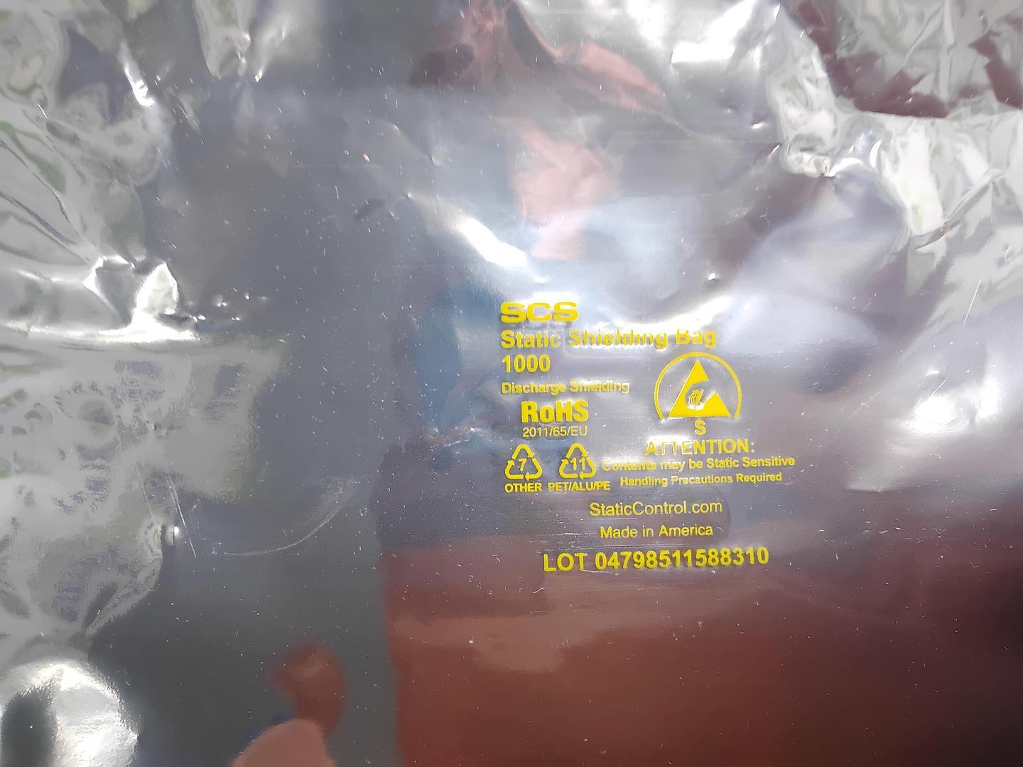 SCS 3M 10X12 10012 1000 SERIES ANTISTATIC SHIELD BAG- 1–PACK