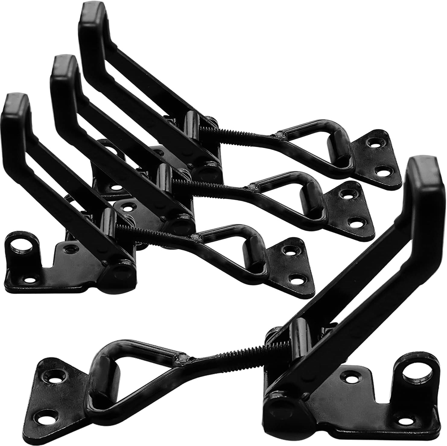 4Pack Heavy Duty Toggle Clamp Latch,4003 Style 1320Lbs Capacity Pull Clamp Black