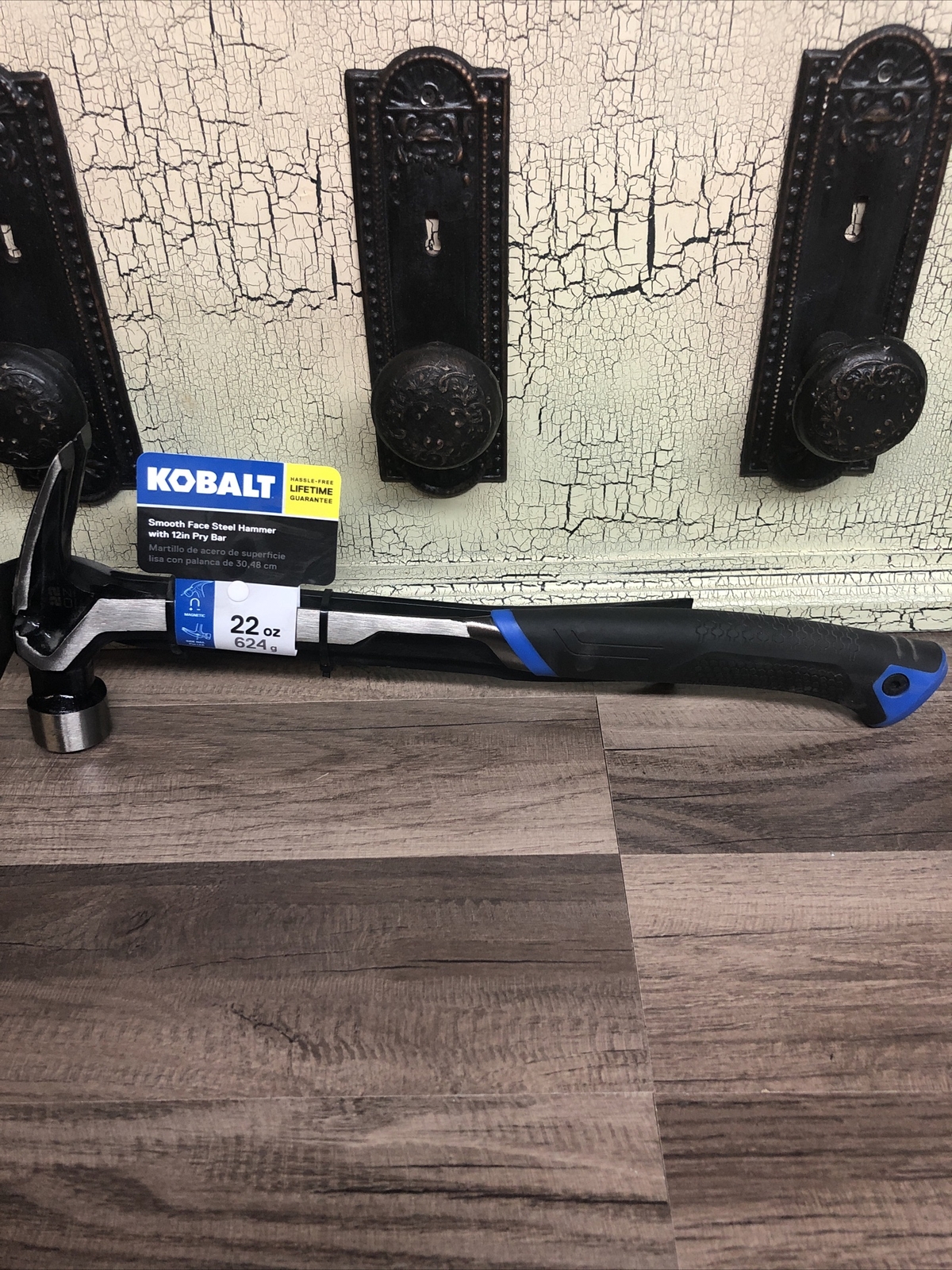 KOBALT Tools Magnetic PRO 22-Ounce Framing Hammer and 12-Inch Pry Bar Combo Pack