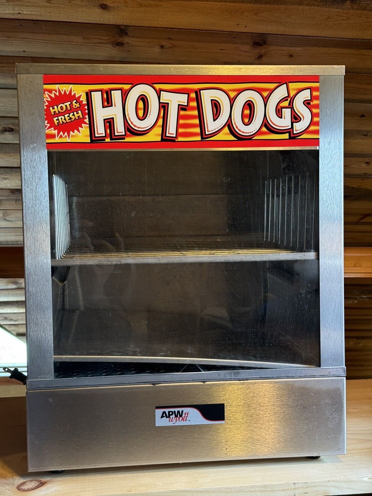 APW Wyott Mr. Frank Hotdog Steamer DS-1A – S7385 150 Capacity *Shortened Cord*