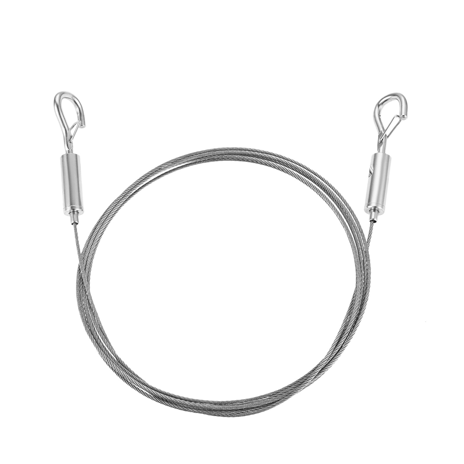 4Pcs Stainless Steel Rope Adjustable Picture Hanging Wire Kit 6.6FT Heavy Duty