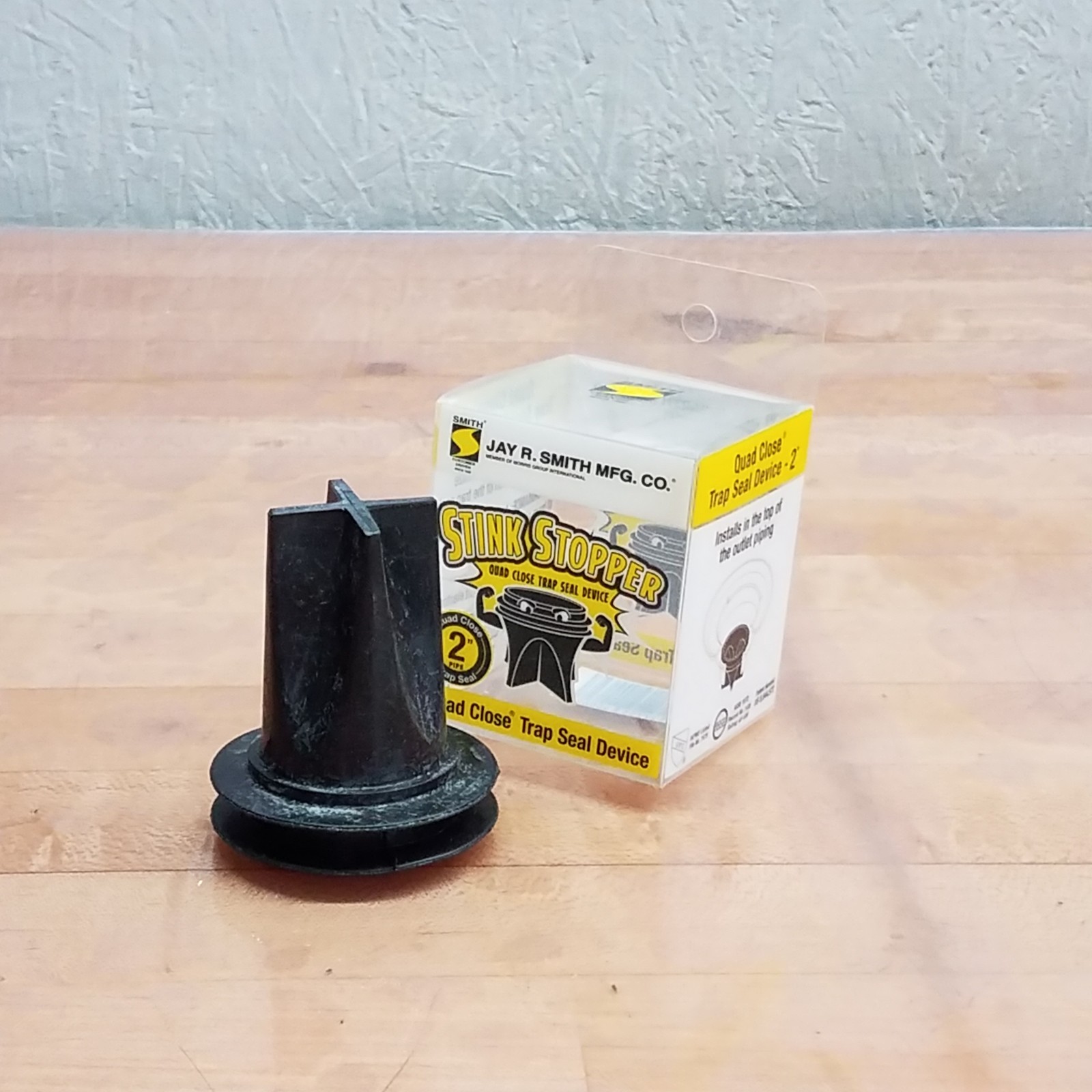 Jay R. Smith 2692-02 Stink Stopper, 12.0 GPM, 2″, Quad Close, Trap Seal – NEW
