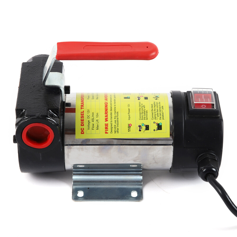 175W 50L/min Fuel Transfer Pump Diesel Gas Kerosene Transfer Pump Kits 12V DC