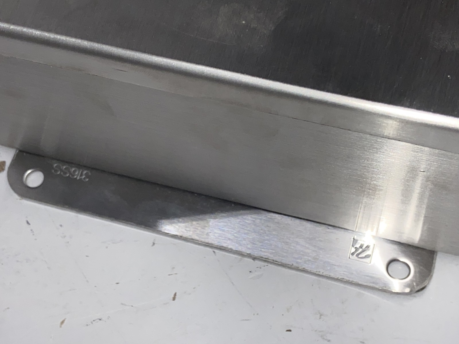 Hoffman A1008NFSS6 Junction Box 10x8x4 Stainless Steel 316L NEMA 4X Clamp Cover