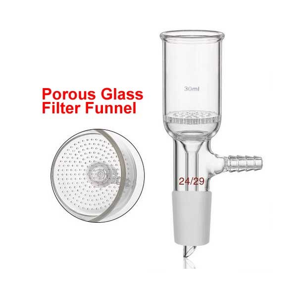 30ml – 2000ml Borosilicate Glass Porous Filter Funnel Suction Filter Funnels ca