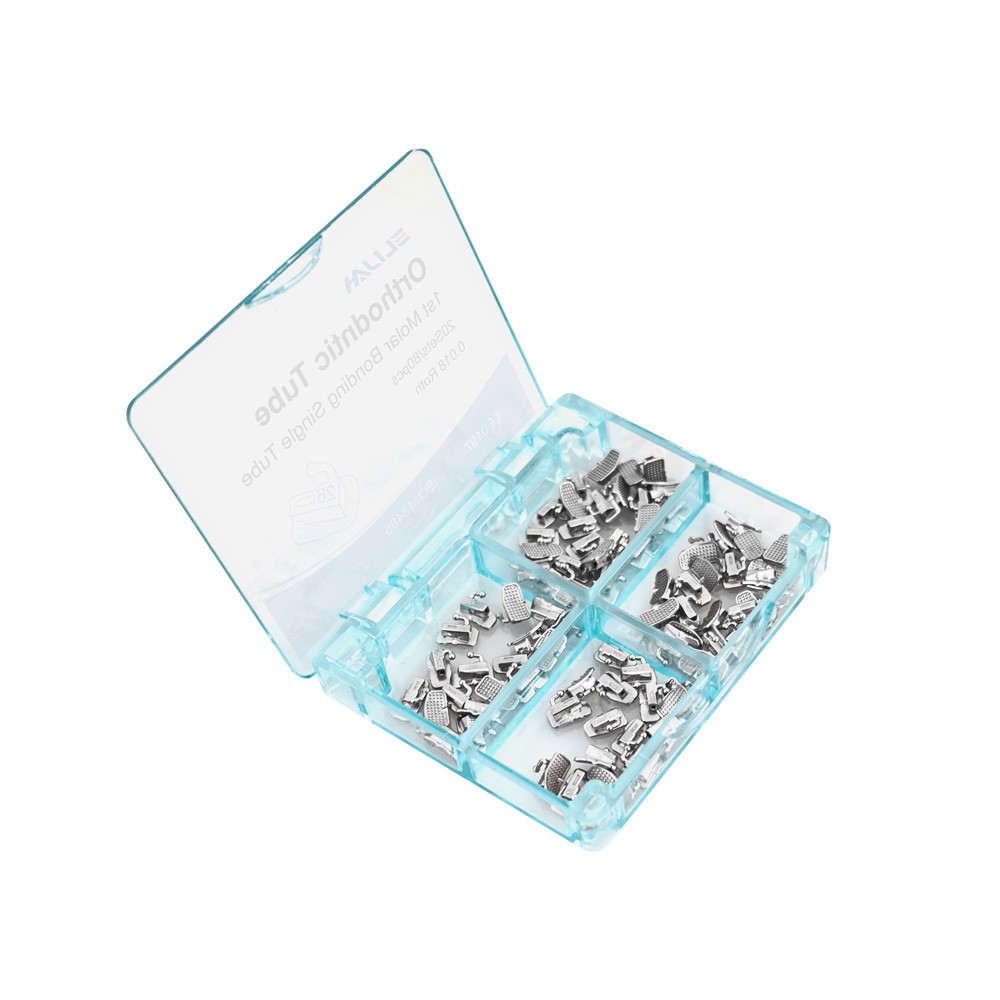 Dental Ortho Buccal Tube 1st/2nd Molar Roth/MBT .018/.022 Non-Convertible 80pcs