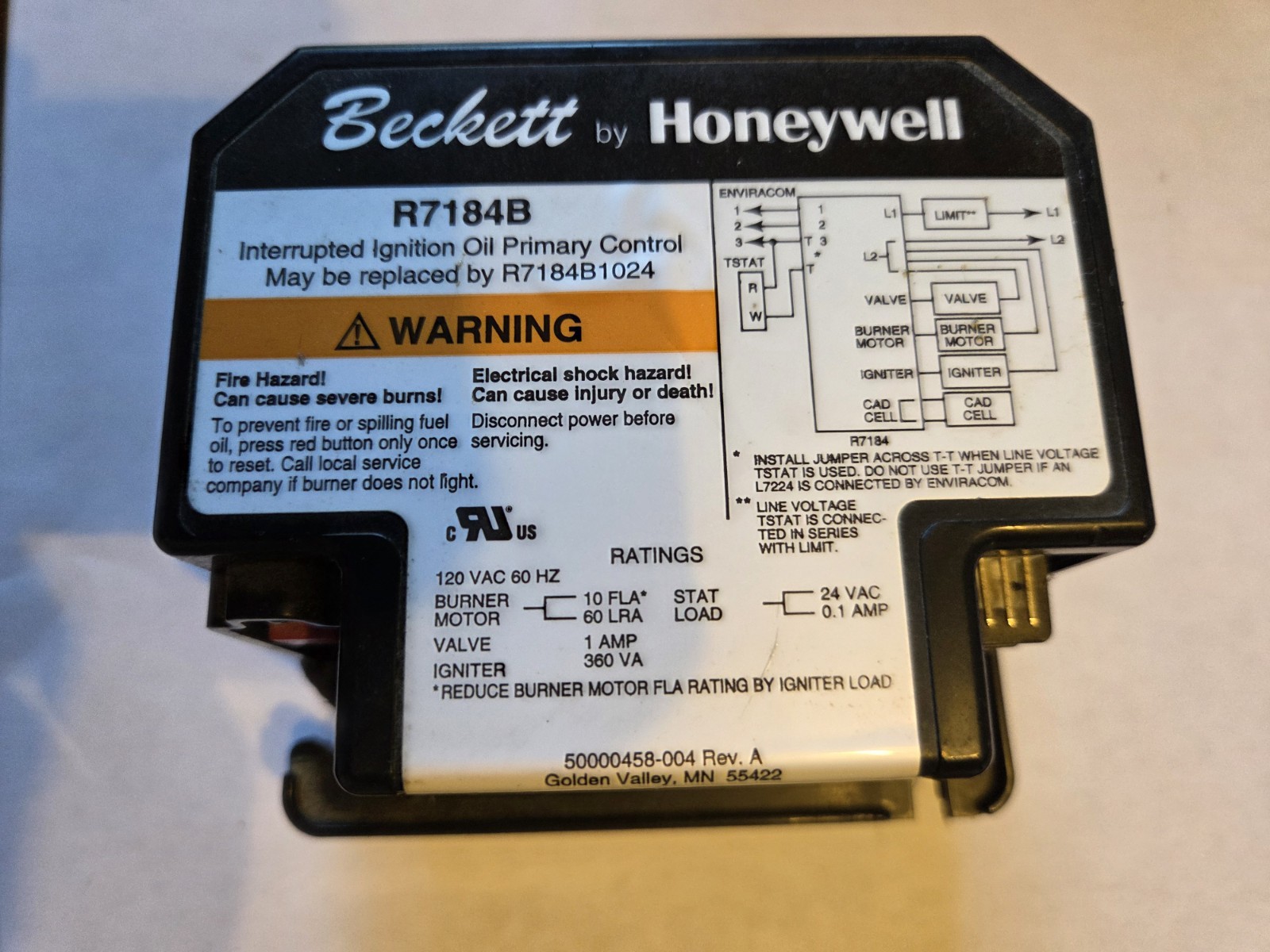 Beckette By Honeywell R7184B1024