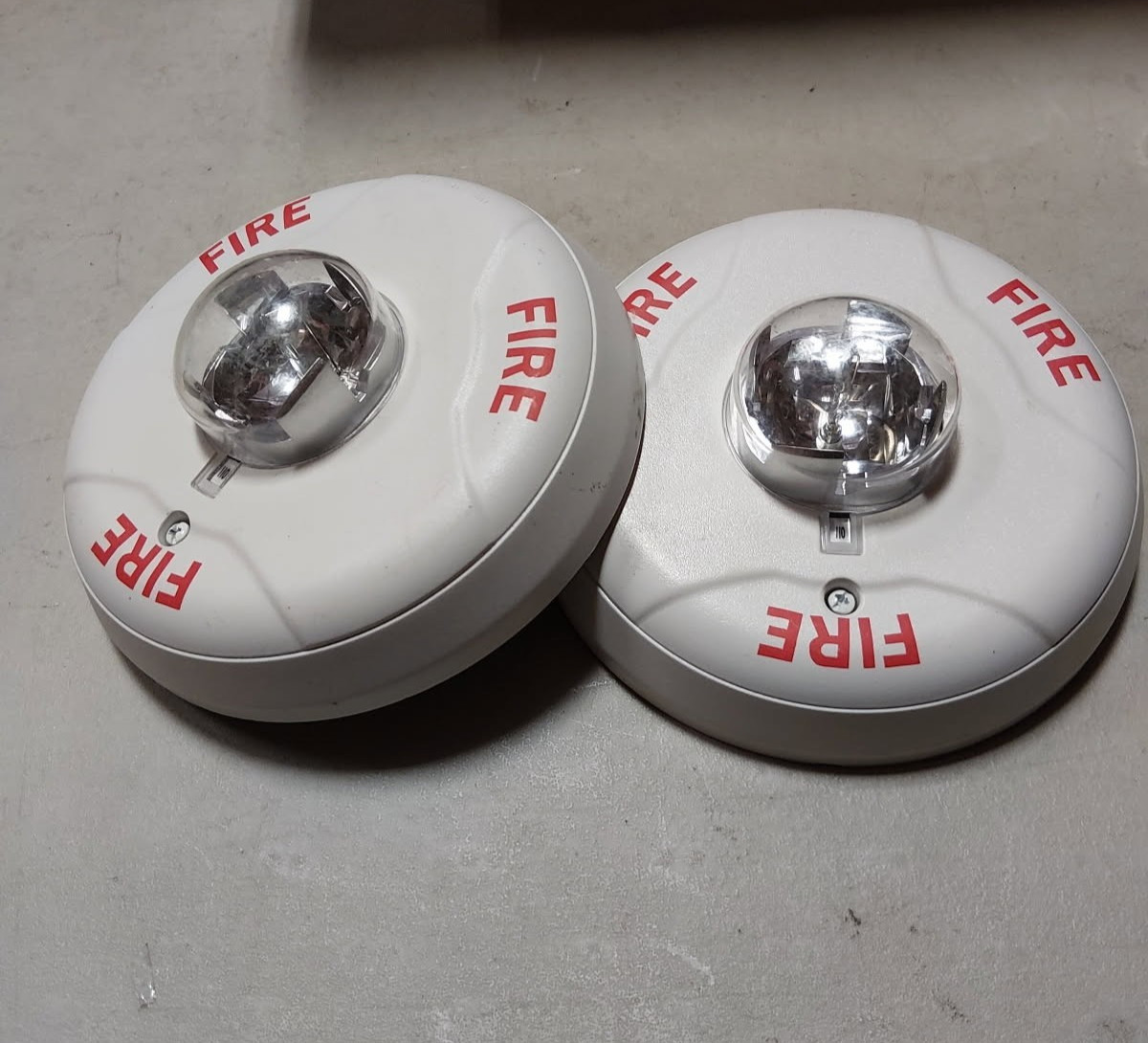 System Sensor SCW Fire Alarm Strobe Ceiling White FIRE