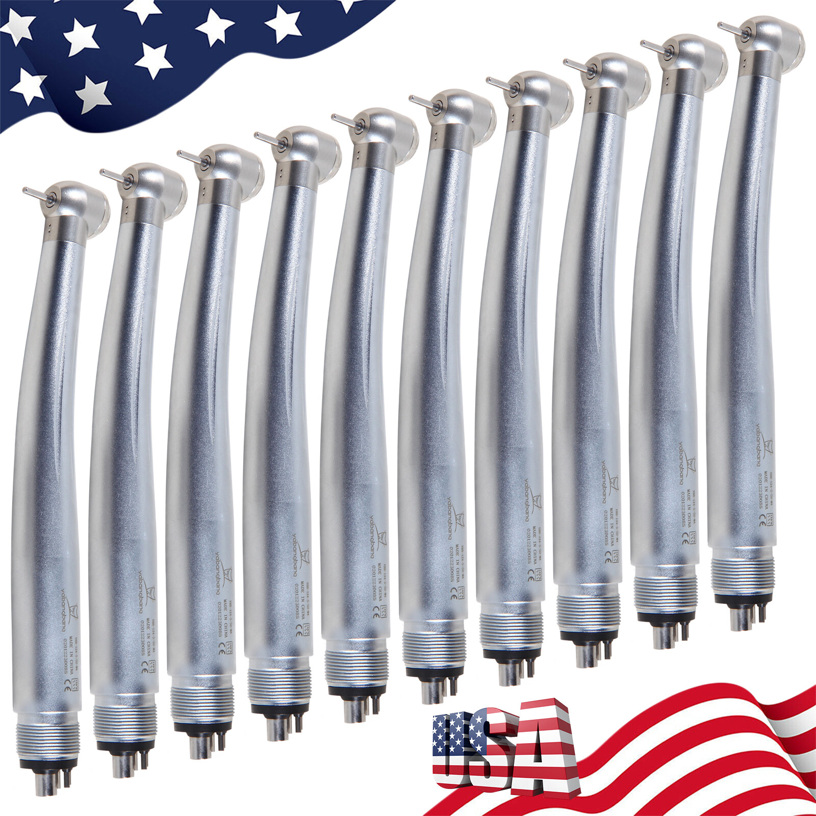 1-10 NSK Pana Max Style Dental High Speed Turbine Handpiece Push 4 Hole YBA4