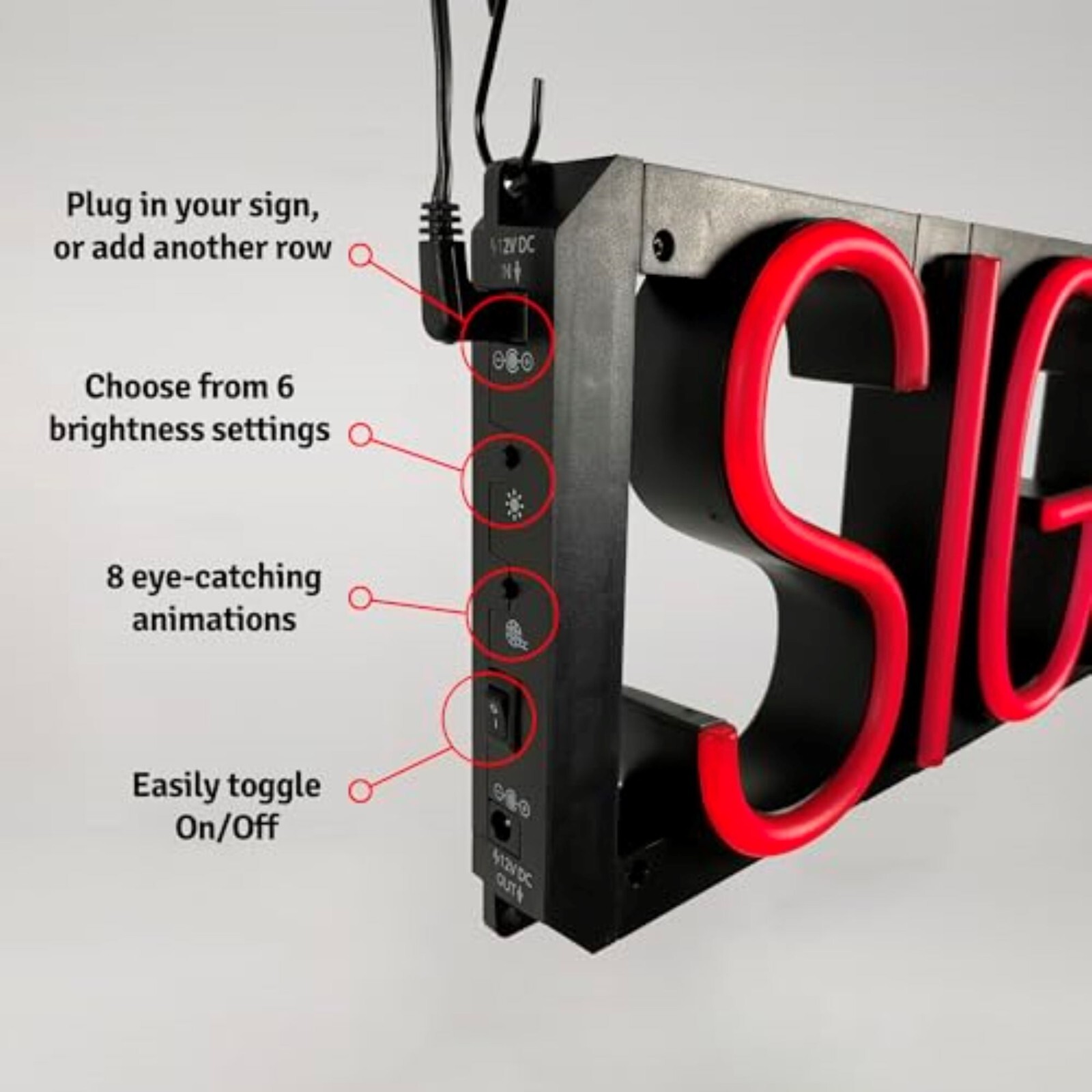 SpellBrite Custom LED Signs for Business – Bright, Long-Lasting, Durable