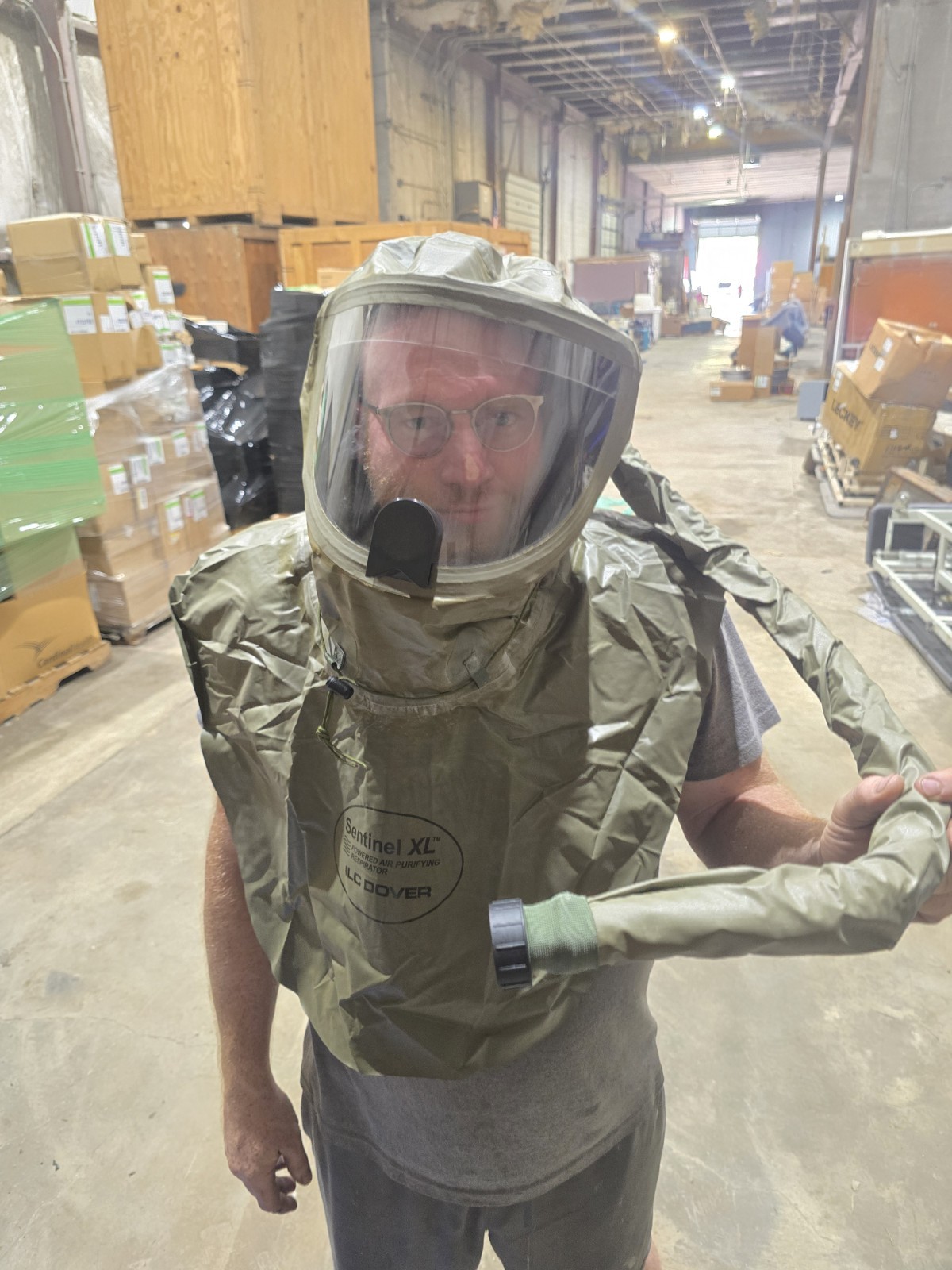 Sentinel XL S-5000-08 CBRN PAPR Chem/Bio/Rad/Nuclear Rated Respirator w/Backpack