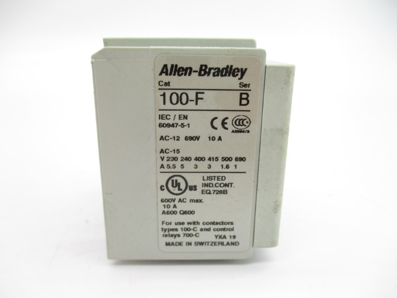 INDUSTRIAL SPARE PART 100-FB22 SER. B 600VAC 10A (WH) NSMP