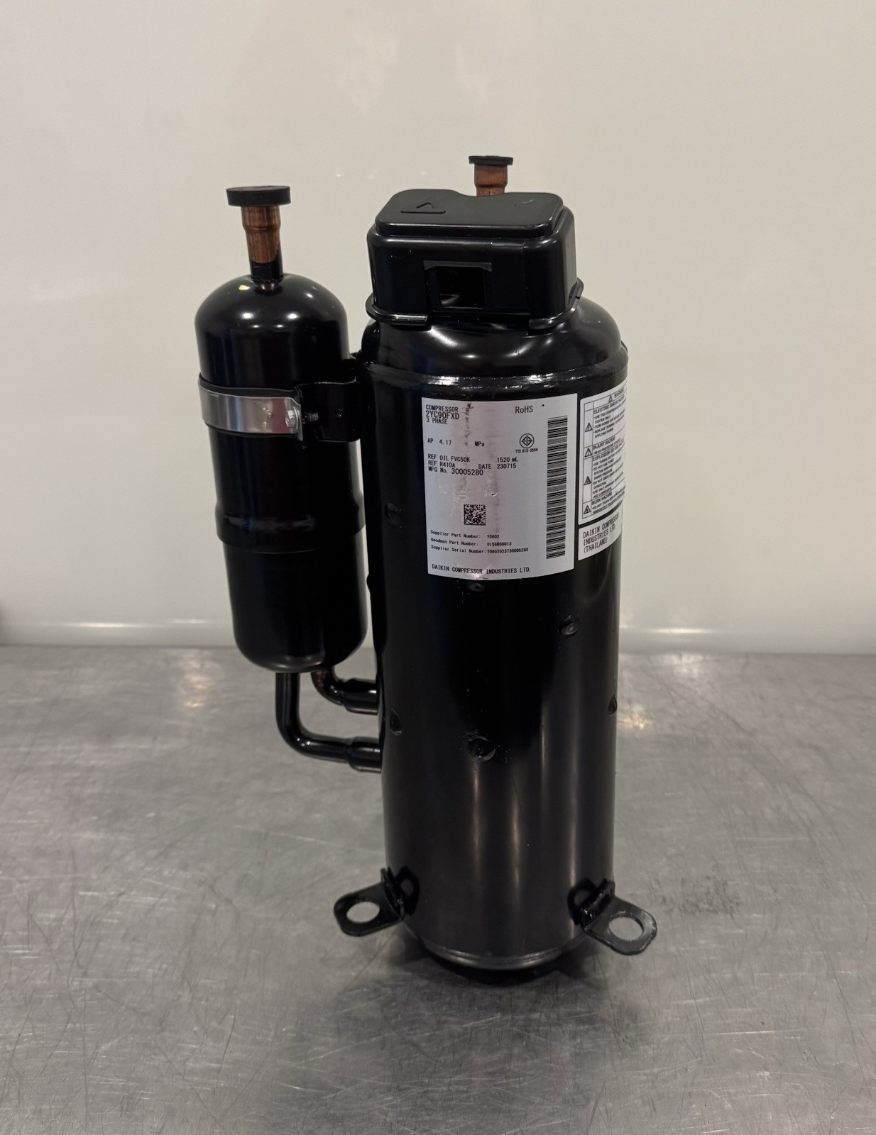 Daikin 2YC90FXD Compressor Goodman 0156R00013 NEW! FREE SHIPPING!