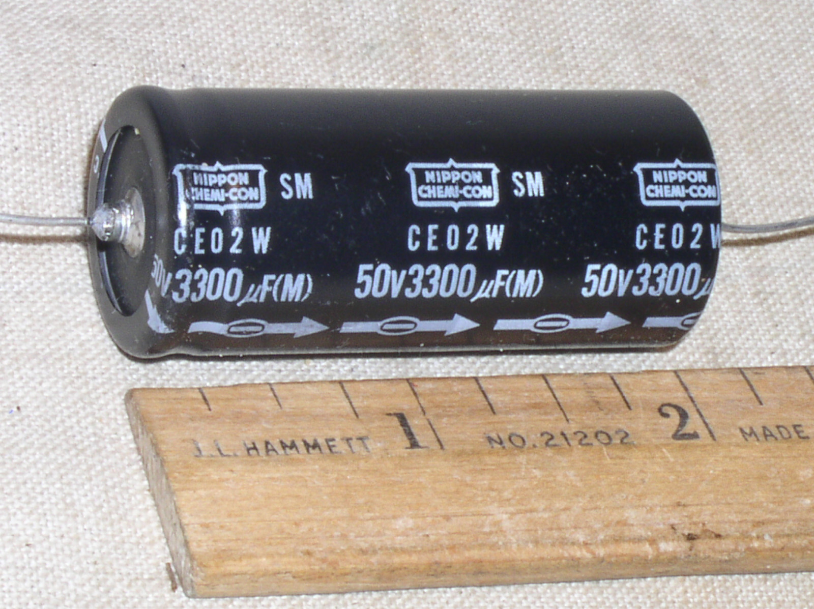 1 NEW CHEMICON SM 3300UF/50V 3300 MFD 50 V AXIAL ELECTROLYTIC CAPACITOR 85*C USA