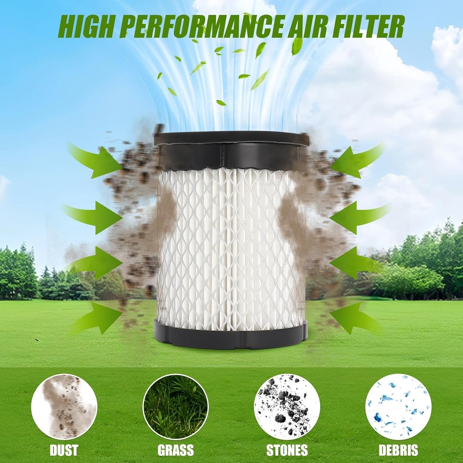 Vehicle Specific Round Air Filter – Replacement for Onan Generators 140-3280