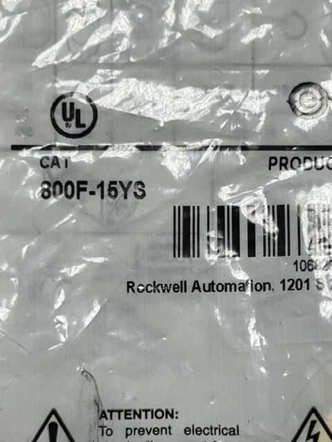 Bag of 10 pcs – 800F-15YS Ser A 60mm Legend Plate New in Sealed Bag
