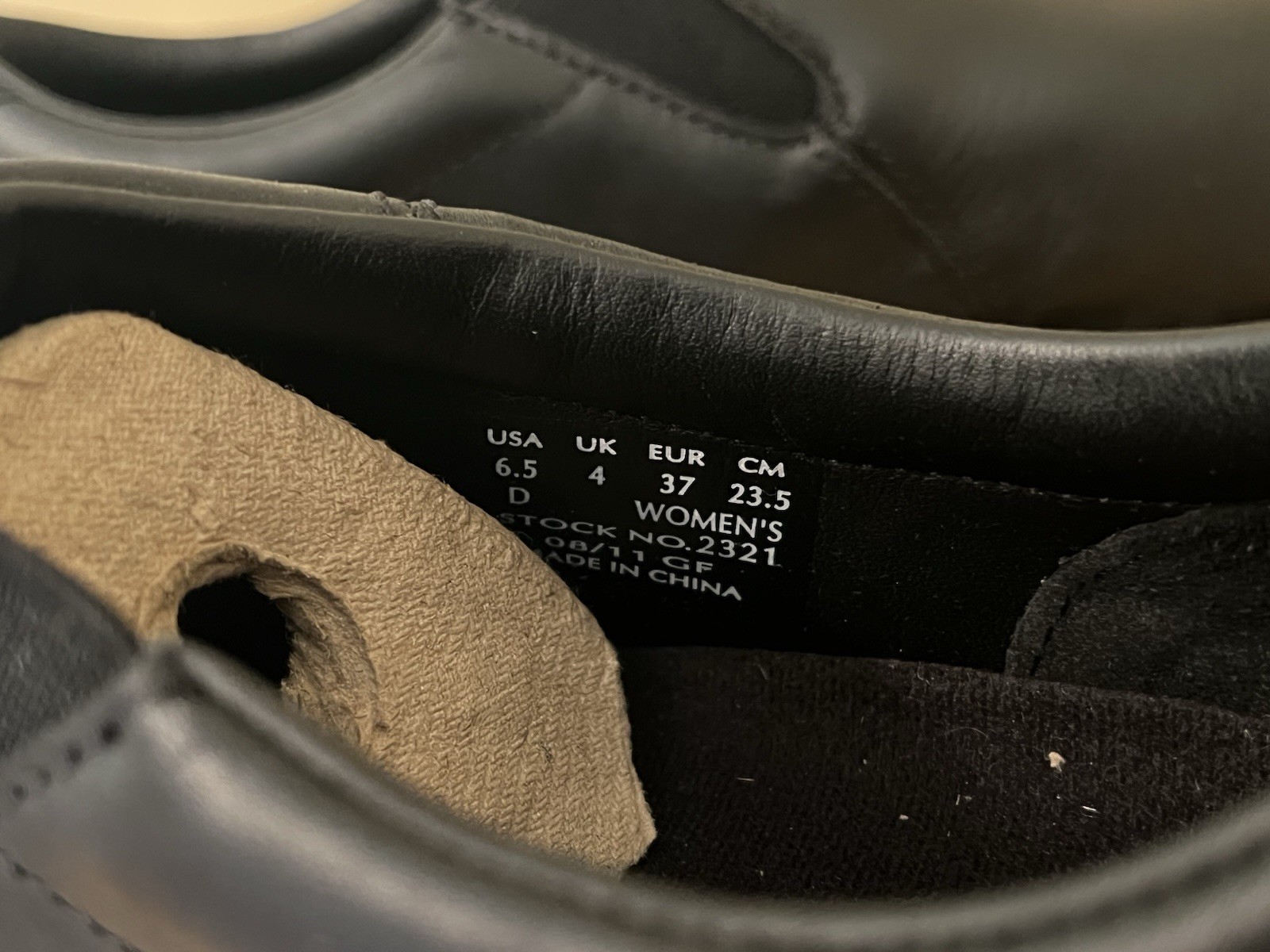 Red Wing Aluminum Toe Slip Resistant SD Work Shoes Women’s 6.5 Black 2321