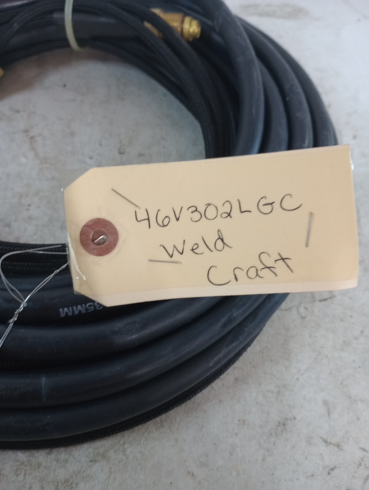 Weld Craft 46V30-2 Power Cable,Rubber,2Pc,25 Ft (7.6M)