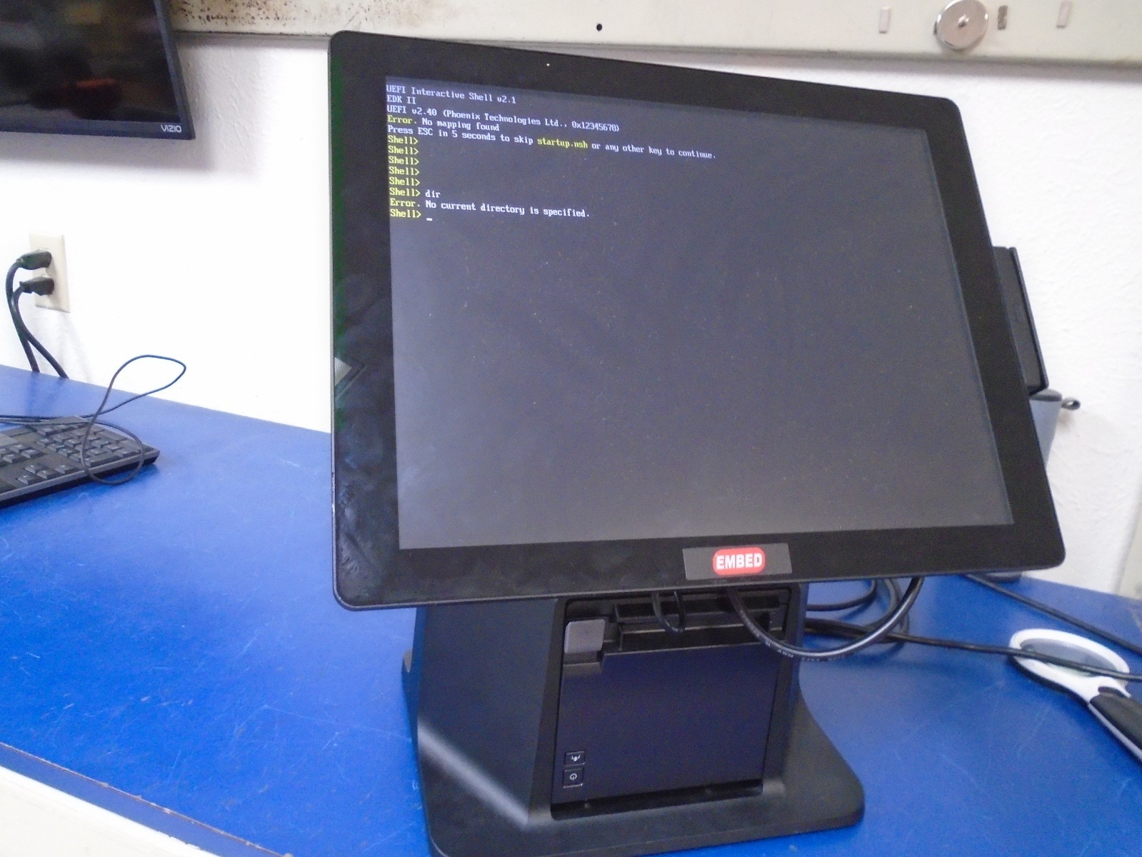 Touch Dynamic Pulse Ultra POS System w printer base slim , No Hard Drive or OS
