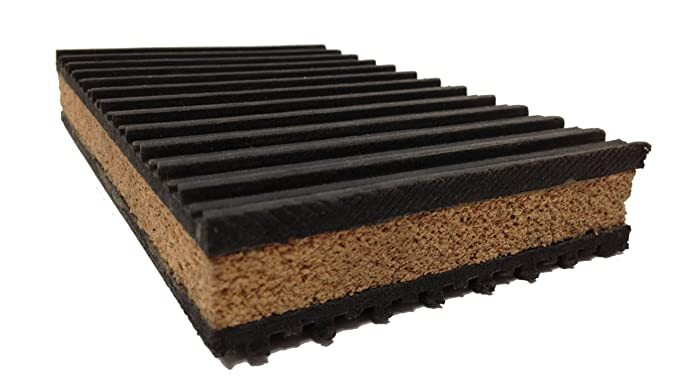 DiversiTech MP-4C Rubber/Cork Anti-Vibration Pad 4in.x4in. x 7/8in. PACK OF 4