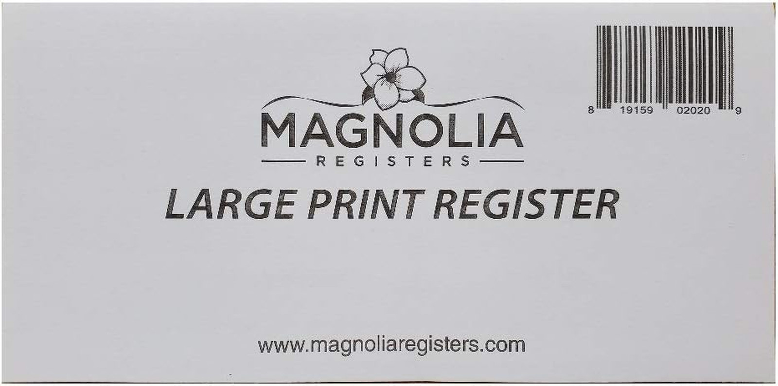 10 Pack Large Print Low Vision Checkbook Registers, 3″ X 6″, Check Registers for