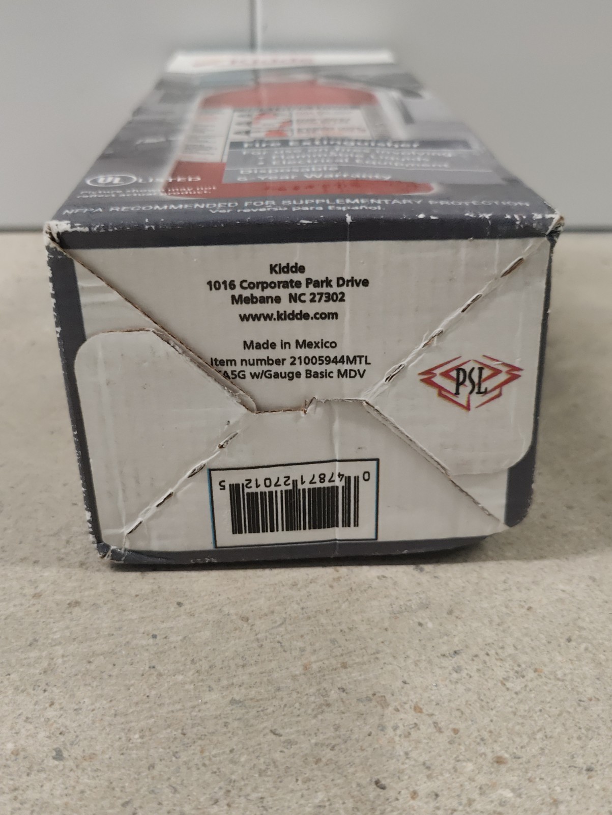 Kidde Regular Dry Chemical Fire Extinguisher, Strap Bracket Included – (3.2 Lbs)