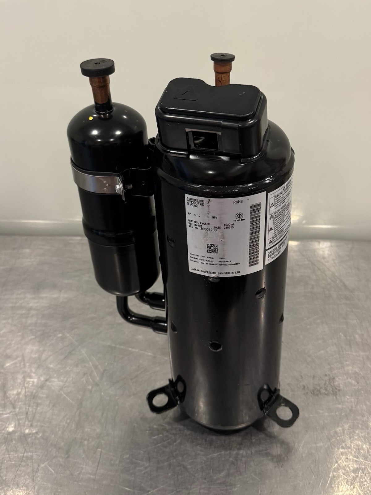 Daikin 2YC90FXD Compressor Goodman 0156R00013 NEW! FREE SHIPPING!