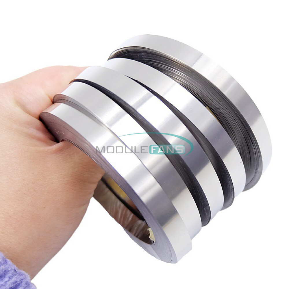 0.1~0.2mm thickness Nickel Plated Steel Strap Sheet For Battery Spot Welder 10m