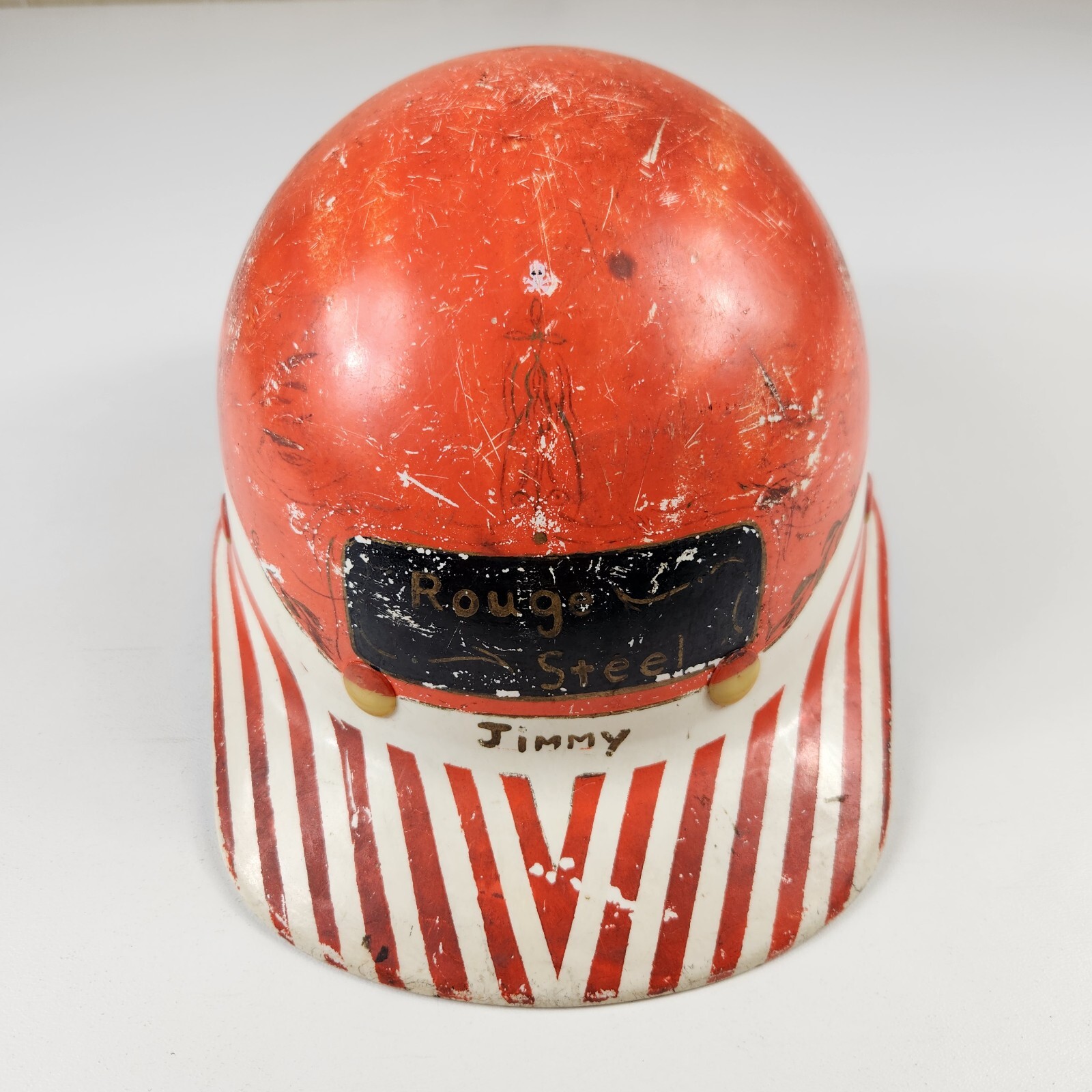 Rouge Steel Ford Motor Company Superglas Hardhat Hard Hat Fibre Metal Vintage