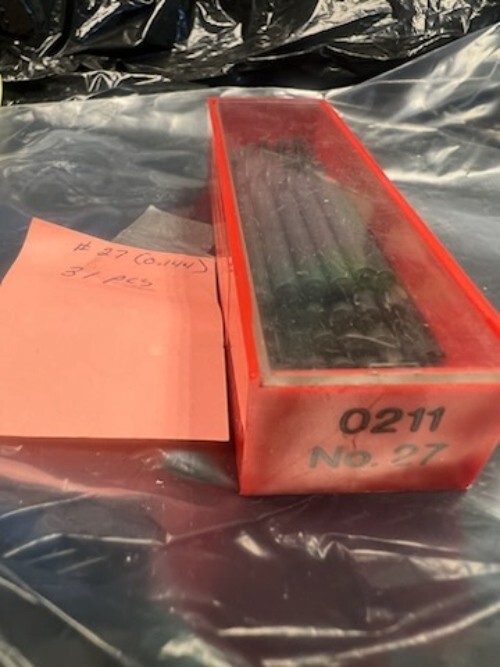 Lot of 88 HSS Screw Machine Sizes as listed