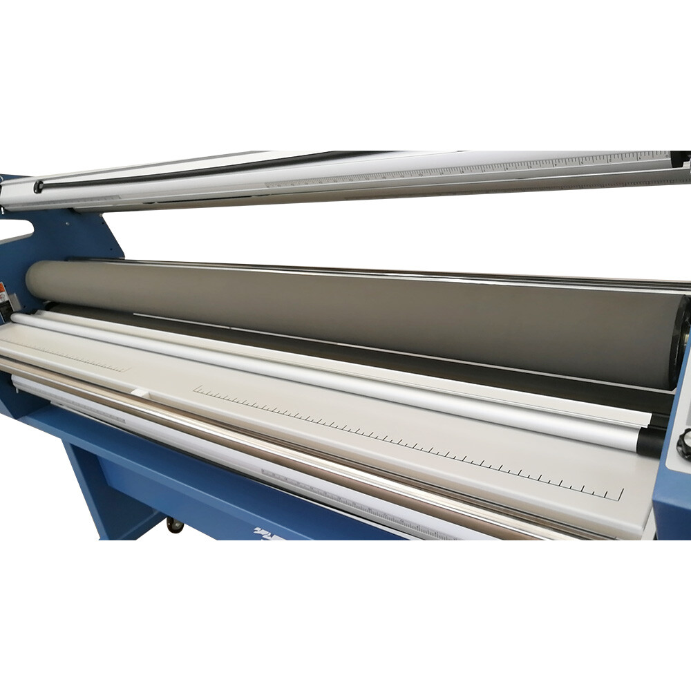 Qomolangma 63in Full-auto Wide Format Cold Laminator Heat Assisted and Trimmer