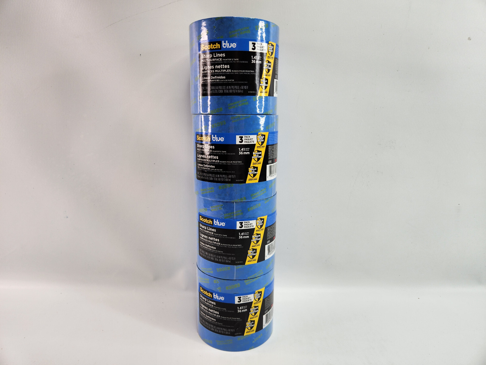 12 Rolls Scotch Blue Painter’s Tape 1.41″ x 60 Yards Sharp Lines 3m 2093