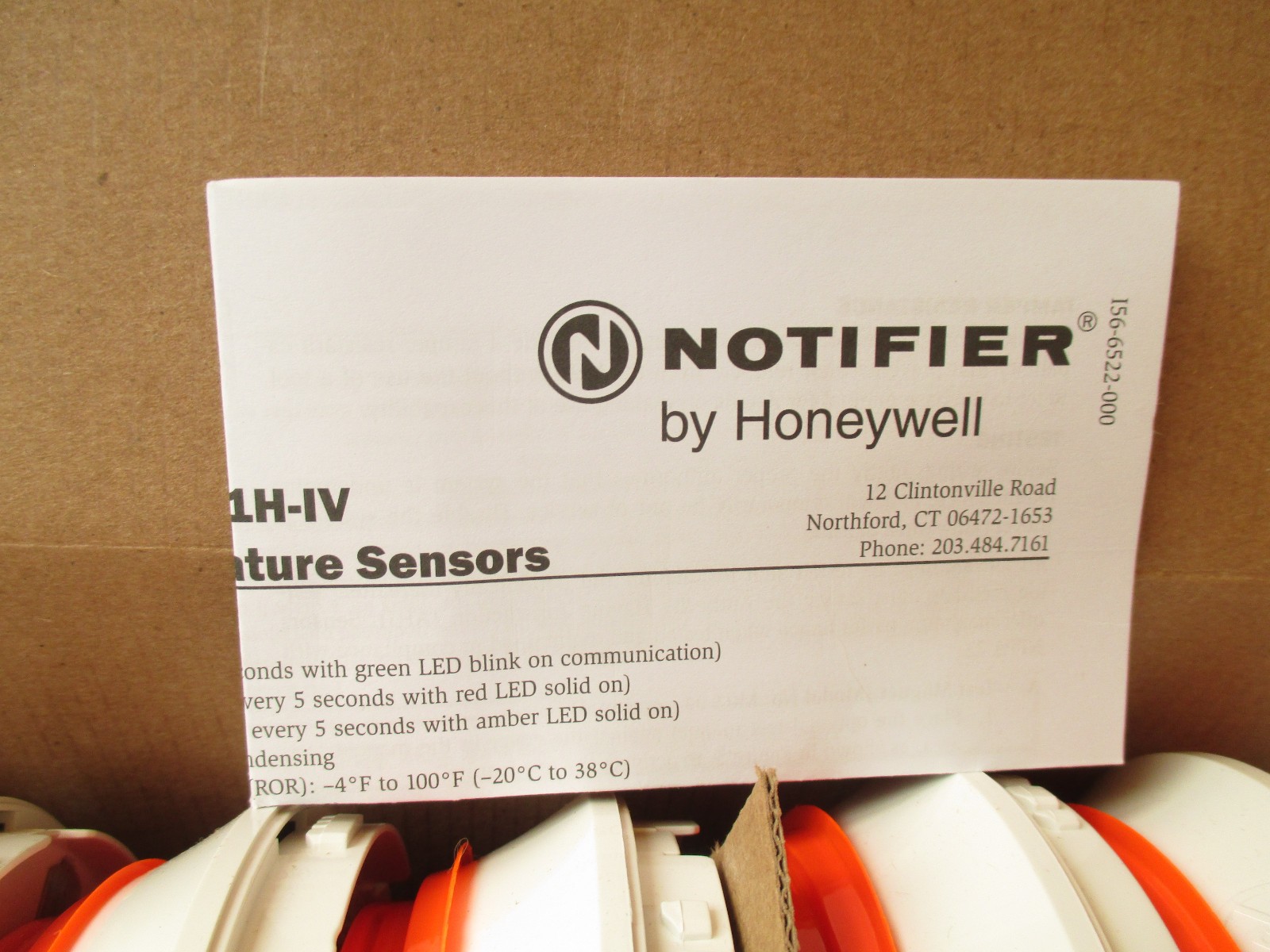 New Notifier FST-951-BP Addressable Heat Detector / Sensor. BOX / LOT OF 10