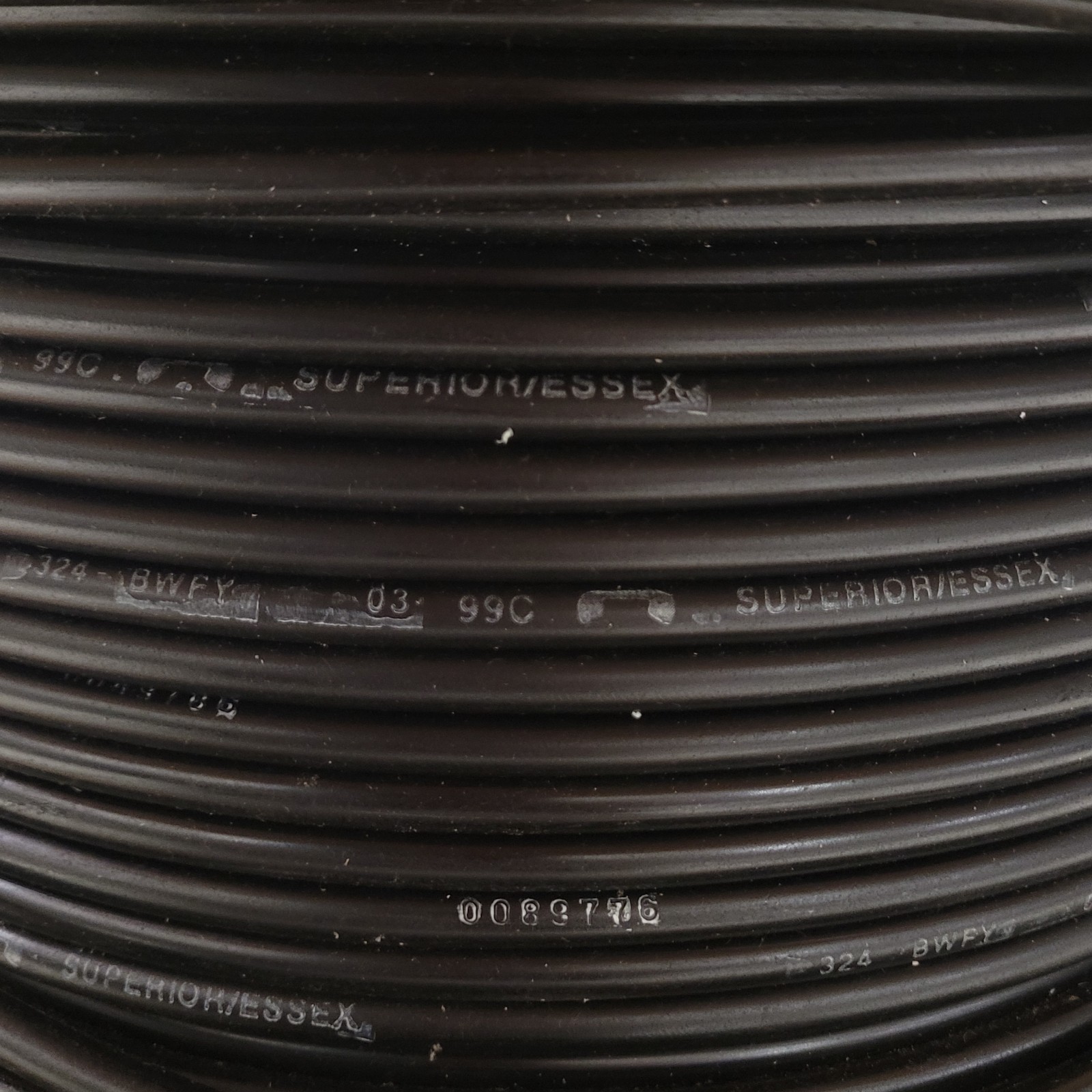PRICE PER FOOT- Superior/Essex 324 BWFY 03 99C Insulated Comm Copper Cable