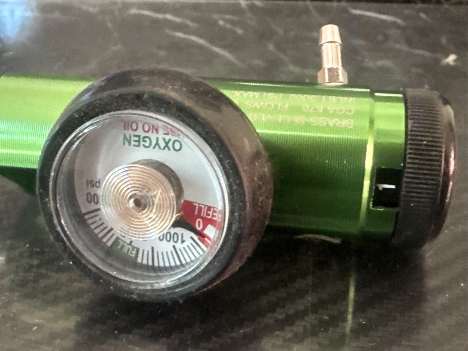 Roscoe Medical RMI-08MINI Tank Regulator 0-8 LPM, CGA-870
